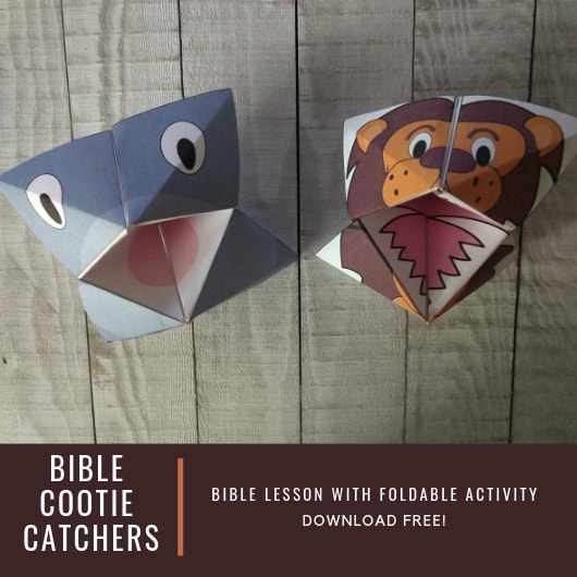 Crafty Thursday-Bible Cootie Catchers - Raise Kids for Christ